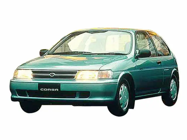 Toyota Corsa (EL41, EL43, EL45, NL40) 4 поколение, рестайлинг, хэтчбек 3 дв. (08.1992 - 08.1994)